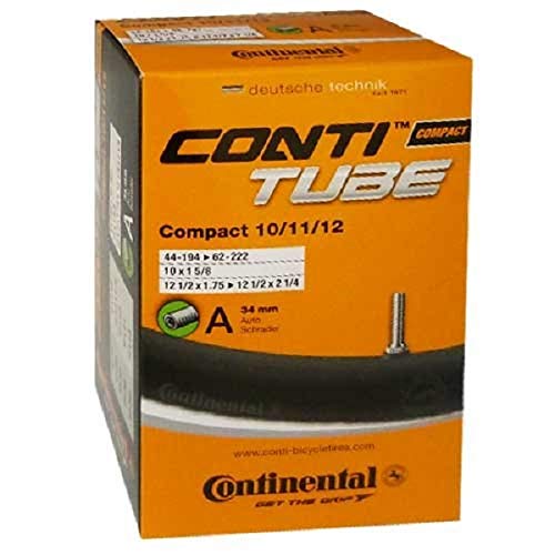 Continental Compact - Cámara de Aire (10/11/12) Negro a Talla:44/62-194/222