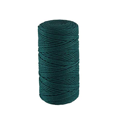 Cuerda De Algodón Natural Macramé, DIY Crafts Cuerda Hecha A Mano Del Arte De Tejer De La Tapicería De Cuerda Cuerdas Cordones De Rosca Para La Planta De Colectores Ideales Perchas