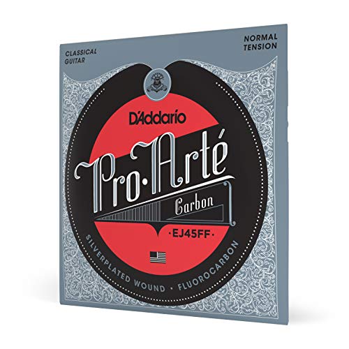 Cuerdas para Guitarra Clásica D'Addario EJ45FF ProArte Carbon, bajos Dynacore, Tensión Normal