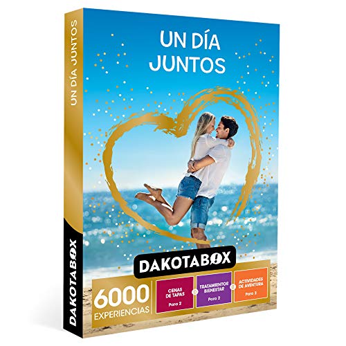 DAKOTABOX - Caja Regalo hombre mujer pareja idea de regalo - Un día juntos - 6000 experiencias para disfrutar en pareja como spas, rutas en kayak y cenas de tapas