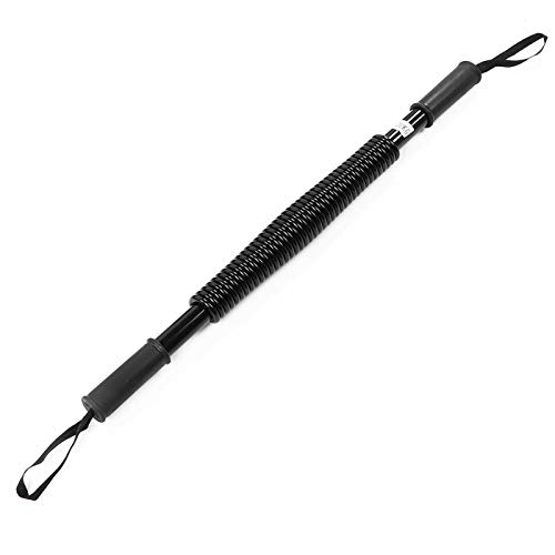 DAUERHAFT Ejercitador de Potencia para antebrazo, expansor de Pecho Duradero Seguro, Equipo de Fitness ecológico, ejercitador de músculos(Black Drum, 100kg)