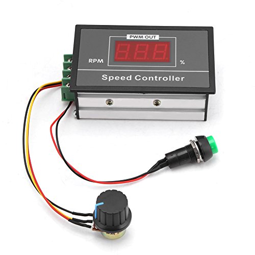 DC 6-60V PWM Controlador de Velocidad del Motor 12V 24V 36V 48V 30A Regulación Digital de Velocidad Continua Sin Supervisión Regulador Electrónico