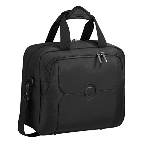 Delsey Paris MERCURE Maletín 36 Centimeters 0,5 Negro (Schwarz)