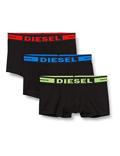 Diesel UMBR-ANDRETHREEPACK, Calzoncillo para Hombre, Negro (Black), XXL, Pack de 3