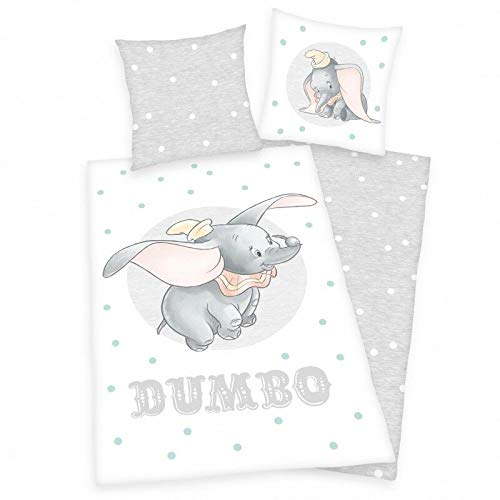 Dumbo Ropa de cama lisa elefante Holt Max Colette Milly 135 x 200 cm regalo nuevo – todo en uno Outlet-24