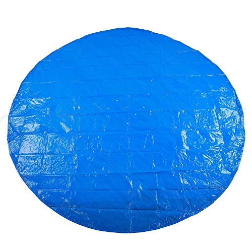 Durable Forma Redonda PE Impermeable A Prueba de Polvo de Lluvia Práctico Cubierta de Piscina de Varios tamaños Accesorios de Tela Protectora(335cm)