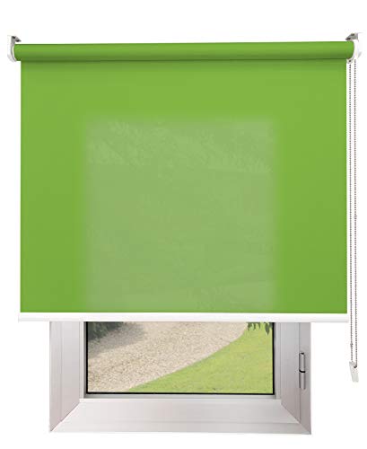 EB ESTORES BARATOS Estor Termoregulador Luminoso (Screen Trevira sin PVC) Tacto Textil/LO AJUSTAMOS A SU Medida EXACTA Ancho x Alto. Color: Verde. Medidas: 170cm x 180cm