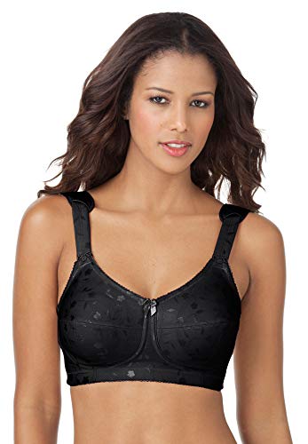 Elila 1305 - Sujetador bordado para mujer, color negro