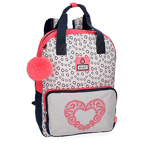 Enso Heart Mochila Adaptable a Carro Multicolor 30x40x13 cms Poliéster 15.6L