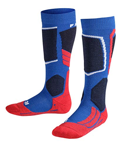 Falke Calcetines de esquí para niños SK2 K KH, 1 unidad, azul (Cobalt Blue 6941), 35-38