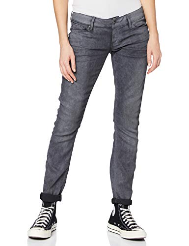 G-STAR RAW 3301 Low Waist Super Skinny Jeans Ajustados, Gris (dk Aged Cobler 7863-3143), 25W / 32L para Mujer