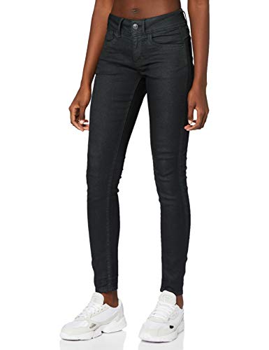 G-STAR RAW Lynn Mid Skinny Wmn New Vaqueros, Azul (Dk Aged Glitter 9518-8964), 26W / 32L para Mujer