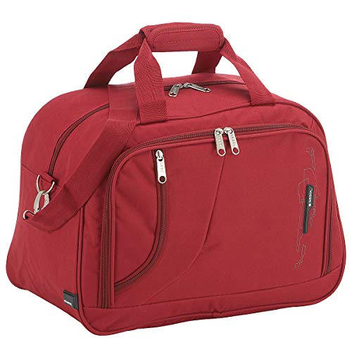 Gabol - Week | Bolso de Viaje Grande de Tela de 42 x 30 x 24 cm con Capacidad para 27 L de Color Rojo