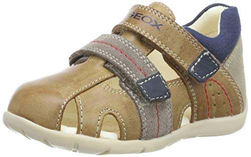 Geox B Kaytan B, Zapatos de Primeros Pasos, Beige (Caramel/Brown C5g6f), 23 EU