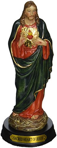 GSC 12,7 cm Sagrado corazón de Jesús Santa Figura Religiosa decoración Estatua