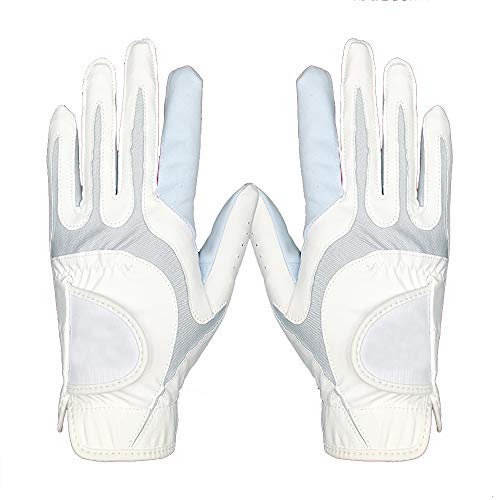 Guante De Golf para Mujer con Guantes Deportivos Transpirables De Verano para Ambas Manos, Valor Extra 1 Par, Más Duradero, Transpirable con Agarre Superior para Mujer, Talla Pequeña, Mediana, Grand