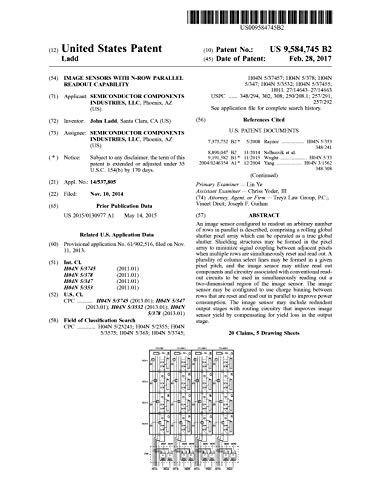 Image sensors with N-row parallel readout capability: United States Patent 9584745 (English Edition)