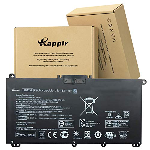 K KYUER HT03XL Batería para HP Pavilion 14-CE 14-CF 14-CK 14-CM 14Q-CS 14Q-CY 14S-CF 14S-CR 15-CS 15-DA 15-DB 15-DW 15G-DR 17-by 17-CA 240 245 246 250 255 340 348 G7 HSTNN-LB8L HSTNN-DB8S HSTNN-DB8R