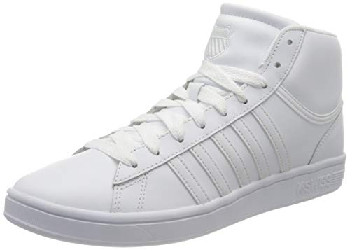 K-Swiss Court Winston Mid, Zapatillas Hombre, Color Blanco, 45 EU