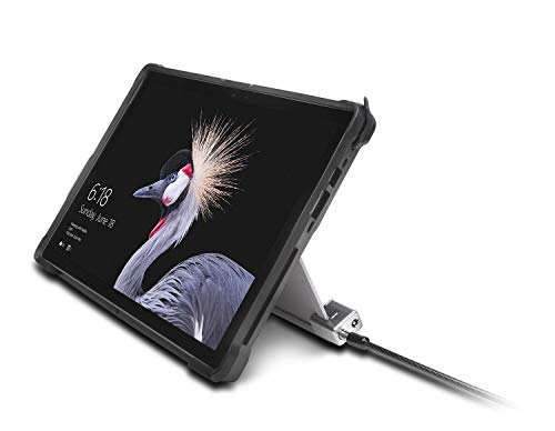 Kensington K62044WW - Candado con Cable y Llave para Surface Pro con Tecnología de Bloqueo No-Invasiva, Cabezal de Cierre Resistente y Cable de Acero al Carbono, Longitud de 1.8 m, Negro