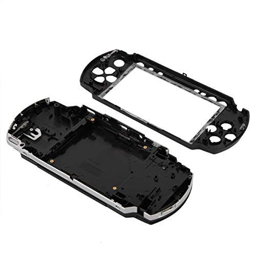 Lantro JS Carcasa de Juego PSP1000, el diseño de Apariencia antipresión es una Carcasa de Repuesto Nueva de PSP 1000, para periféricos de Juego Carcasa de Juego PSP1000(Black)