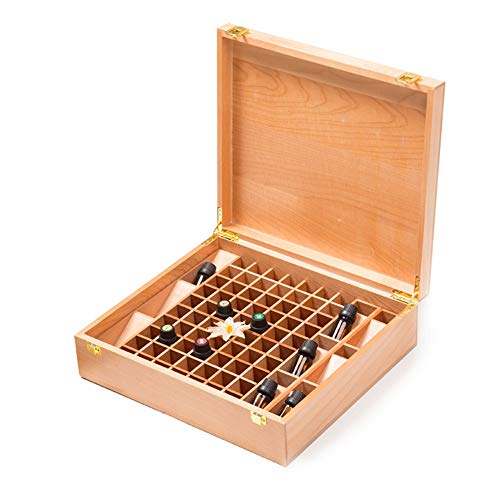 Lisansang Caja de Almacenamiento de Aceite Esencial Hecho a Mano de Madera Aceites Esenciales Caja de Almacenamiento aceites Esenciales Caso posee el 70 Aceites Botellas