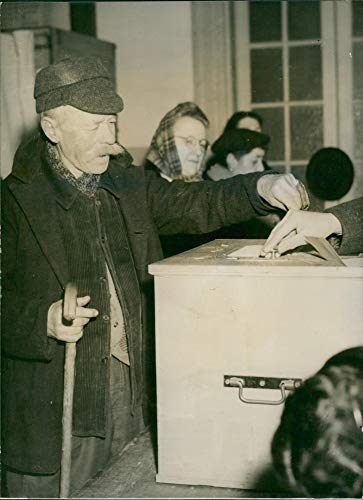 Local Elections in France - Vintage Press Photo