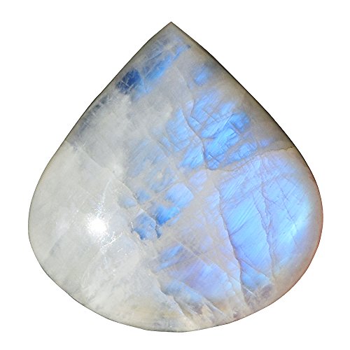 Magnífico cabujón de piedra lunar azul natural, tamaño 30 x 29 x 8 mm, joyería de fabricación de piedras, colgante de piedra, mejor precio, AG-9219