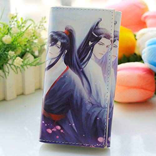 MARYBHJJ Hombres Mujeres Unisex PatróN Anime Wallets Carteras Plegable Cuero PU, Ventana IdentificacióN Titular De La Tarjeta De CréDito Monedas Bolsillo Clip De Dinero Natsume Yuujinchou