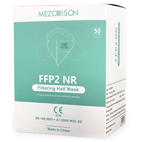 Mascarilla FFP2 CE 0370, Mascarilla de Protección Personal (5 capas), Caja 50 Unidades