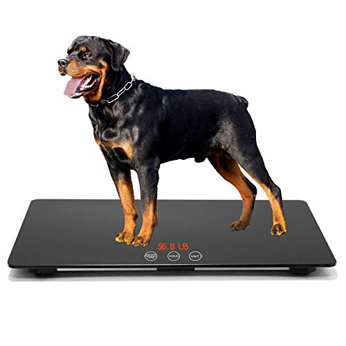 Mindpet-med Báscula digital para mascotas para medir perro gato, 3 modos de pesaje (kg/oz/lb), 99.8 kg (lbs) Capacidad precisión 9.9 g, 35.4 x 23.6 pulgadas, Diving Yoga Mat