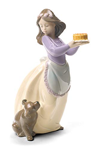 NAO Figura El Cumpleaños del Perrito (Edición ESP.). Niña de Porcelana