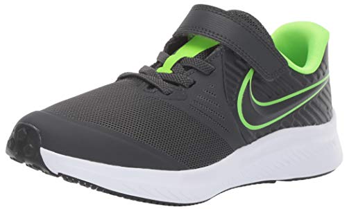 Nike Star Runner 2 (PSV), Zapatillas, Gris (Anthracite/Electric Green/White 004), 32 EU