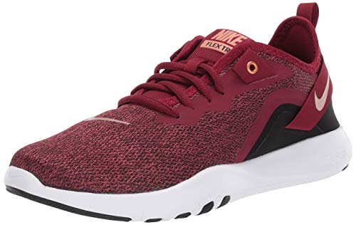 Nike Wmns Flex Trainer 9, Zapatillas de Gimnasia Mujer, Rojo (Team Red/mtlc Copper-Black-White 601), 36.5 EU