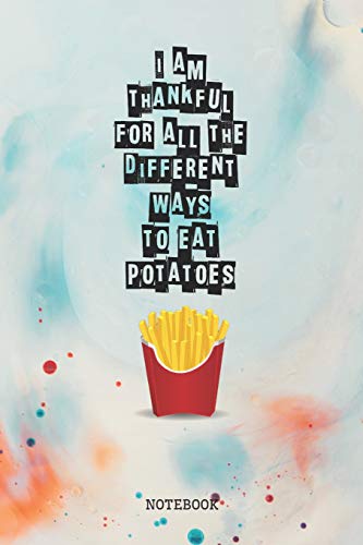 Notebook: Funny Potato Cooking Planner / Organizer / Lined Notebook (6" x 9")