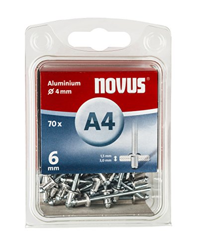 Novus 045-0031 Remache ciego A 4 X 6 Alu 70 St