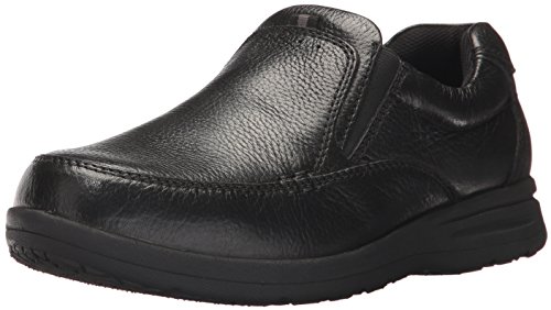 Nunn Bush Men's Cam Slip-On Loafer, Black, 11 4W US