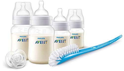 Philips Avent Scd806/00 - Set De Recién Nacido Gama Anti-Colic, 4 Biberones Color Transparent