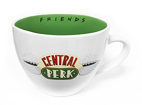 Pyramid International Taza de Café Grande Central Perk, cerámica, Blanco, Talla Ãšnica