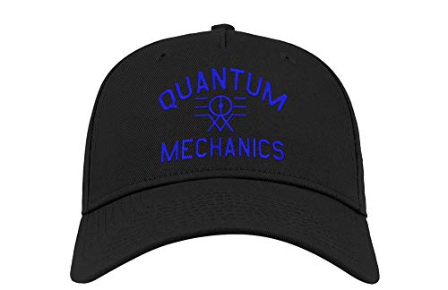 Quantum Mechanics Physic Science Engineering Bordado Visera Curvada Unisex transpirable Gorra Gorra gorra de béisbol Fullcap Trucker cómoda parte superior Negro Negro (Opal) Taille unique