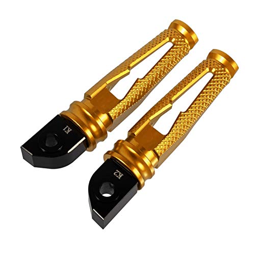 Reposapiés Footpegs De Motocicleta Kit De Clavija De Carrera Trasera Fit para Triumph Daytona 675 / R 2011-2016 para Speed ​​Triple 1050 / R 11-15 para Street Triple 675 / R 11-16 (Color : Gold)