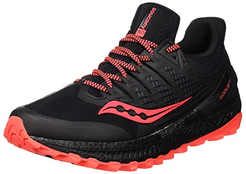 Saucony Xodus ISO 3, Zapatillas de Running Hombre, Negro (Black/Vizired 35), 45 EU