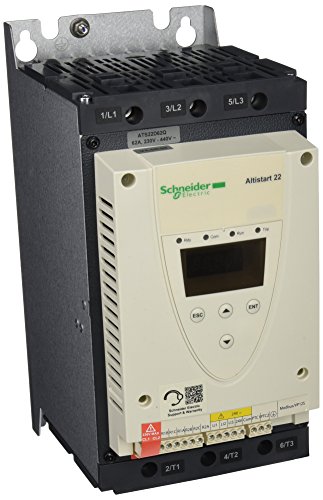 Schneider Electric ATS22D62Q ATS22 Arranque Suave Control, 220V, Potencia 230V(15kW)/400...440V(30kW), 295mm x 145mm x 207mm