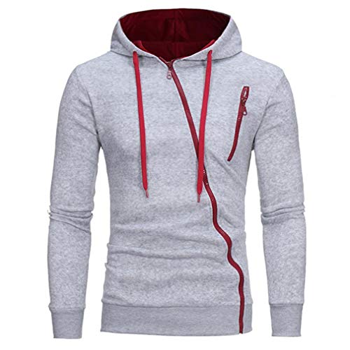 shentaotao New Hoodie MenSpring Casual Solid Long Sleeve Mens Hoodies Sweatshirts Slim Zipper Hoody Sweatshirt Men Hooded Streetwear