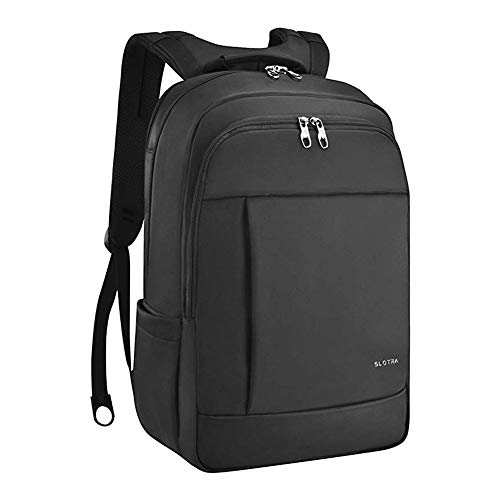 SLOTRA Mochila de Ordenador 17.3 Pulgadas,Mochila Hombre de Viaje,Mochila Escolar,Mochila de Negocios,Mochila Portátil Hombre,Mochila Antirrobo Impermeable Hombre para Viaje,Escuela,Multifuncional