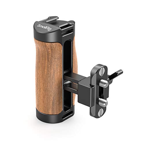 SMALLRIG Side Handle Mango Lateral de Madera con NATO Rail - 2978