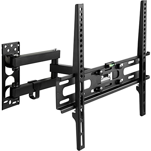 TecTake Soporte de Pared para TV de Pantalla Plana, inclinable y Giratorio VESA máx. 400x400 | 66-140 cm (26" - 55")