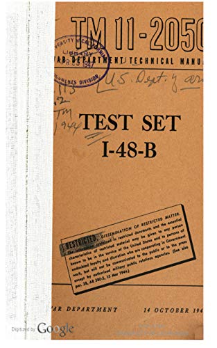 TM 11-2050 Test Unit I-48-B, 1944 (English Edition)