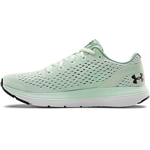 Under Armour Charged Impulse, Zapatillas De Running Mujer, Cristal de mar Azul/Blanco/Gris Azabache (402), 41 EU