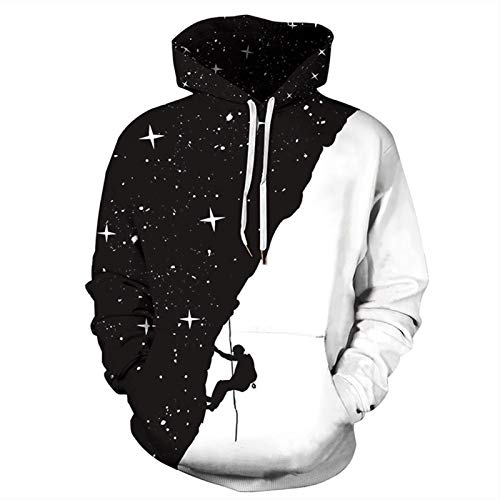 Unisex 3D Impreso con Capucha Sudadera Estrellado Sky Sket Chaqueta con Capucha Chaqueta con Capucha Cojinete La Moda de los Hombres Four Seasons Food Plus Tamaño Sudadera de Las señoras j0114